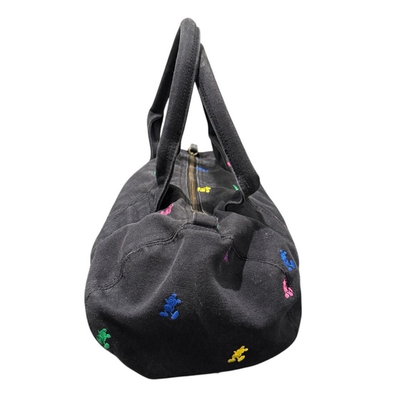 Disneyland Resort Duffle Purse Mickey Mouse Embroidered Colorful Multi Color - Picture 5 of 12